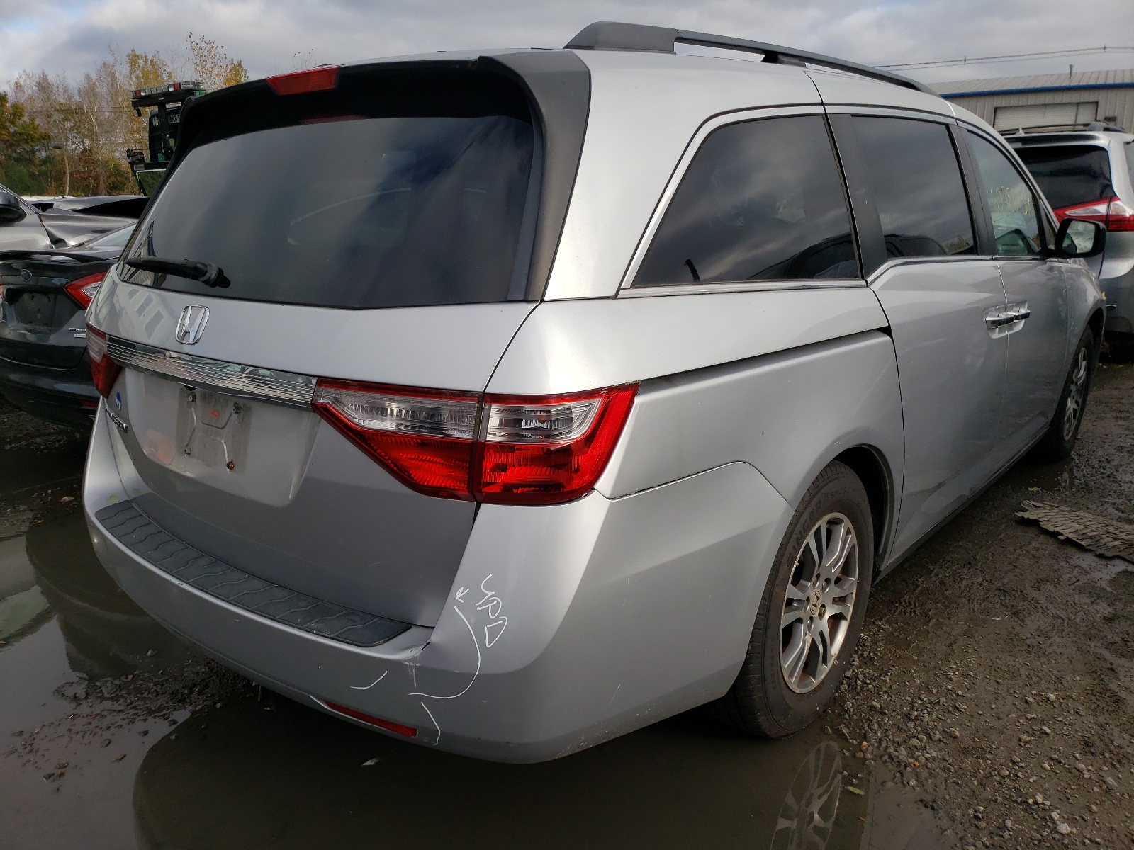 Photo 4 from auction – 2012 HONDA ODYSSEY EX with VIN 5FNRL5H69CB123354