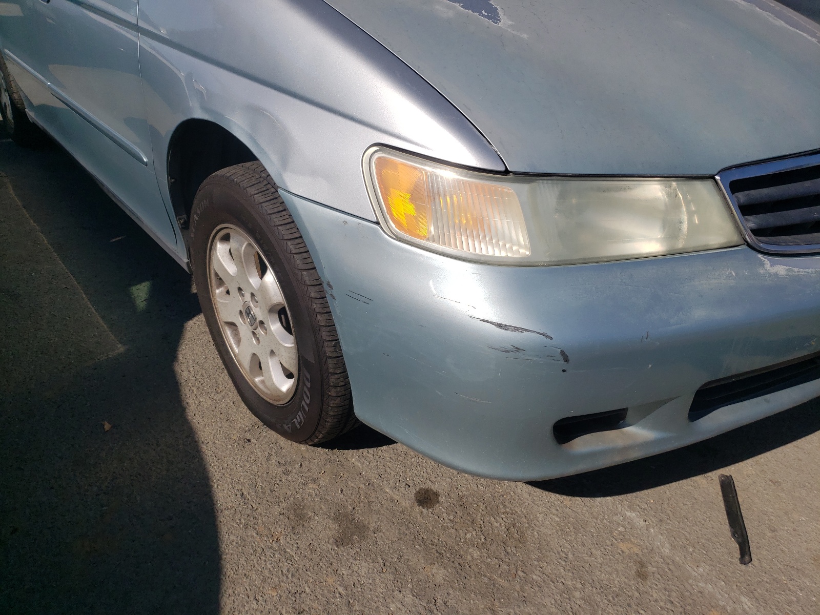 Photo 9 from auction – 2002 HONDA ODYSSEY EX with VIN 2HKRL18062H581194
