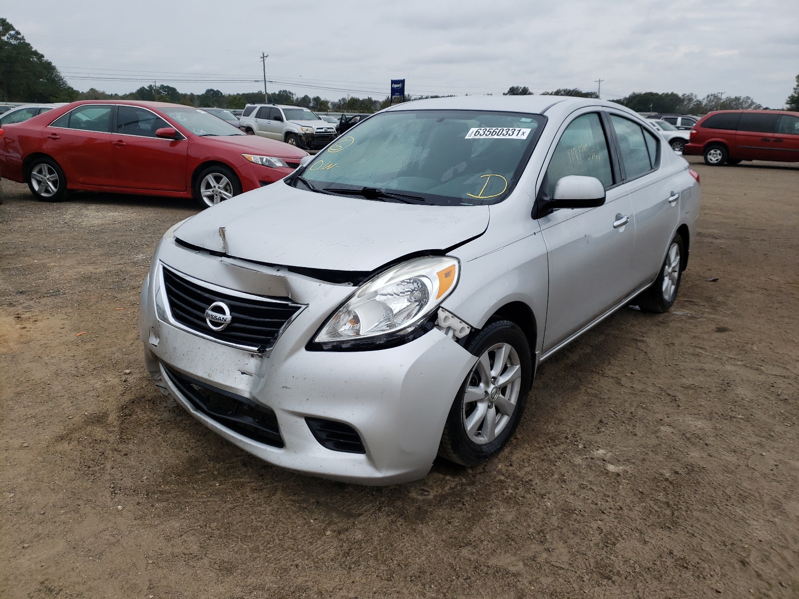 Photo 2 from auction – 2014 NISSAN VERSA S with VIN 3N1CN7APXEL848421