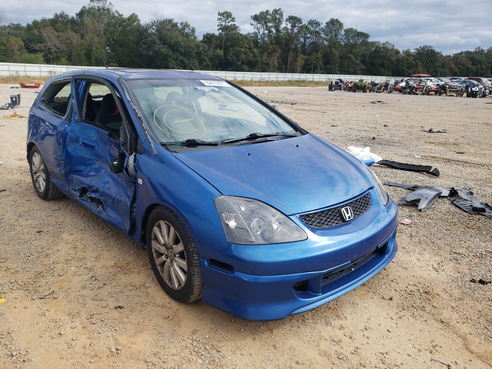 HONDA CIVIC SI 2004 with VIN SHHEP33524U502623 - Photo from auction