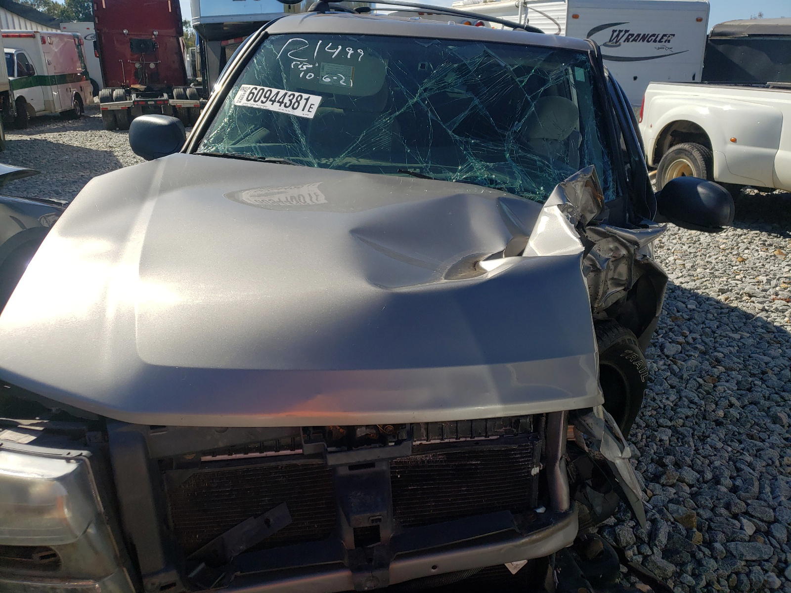 Photo 7 from auction – 2005 CHEVROLET TRAILBLAZE with VIN 1GNDT13S852307902
