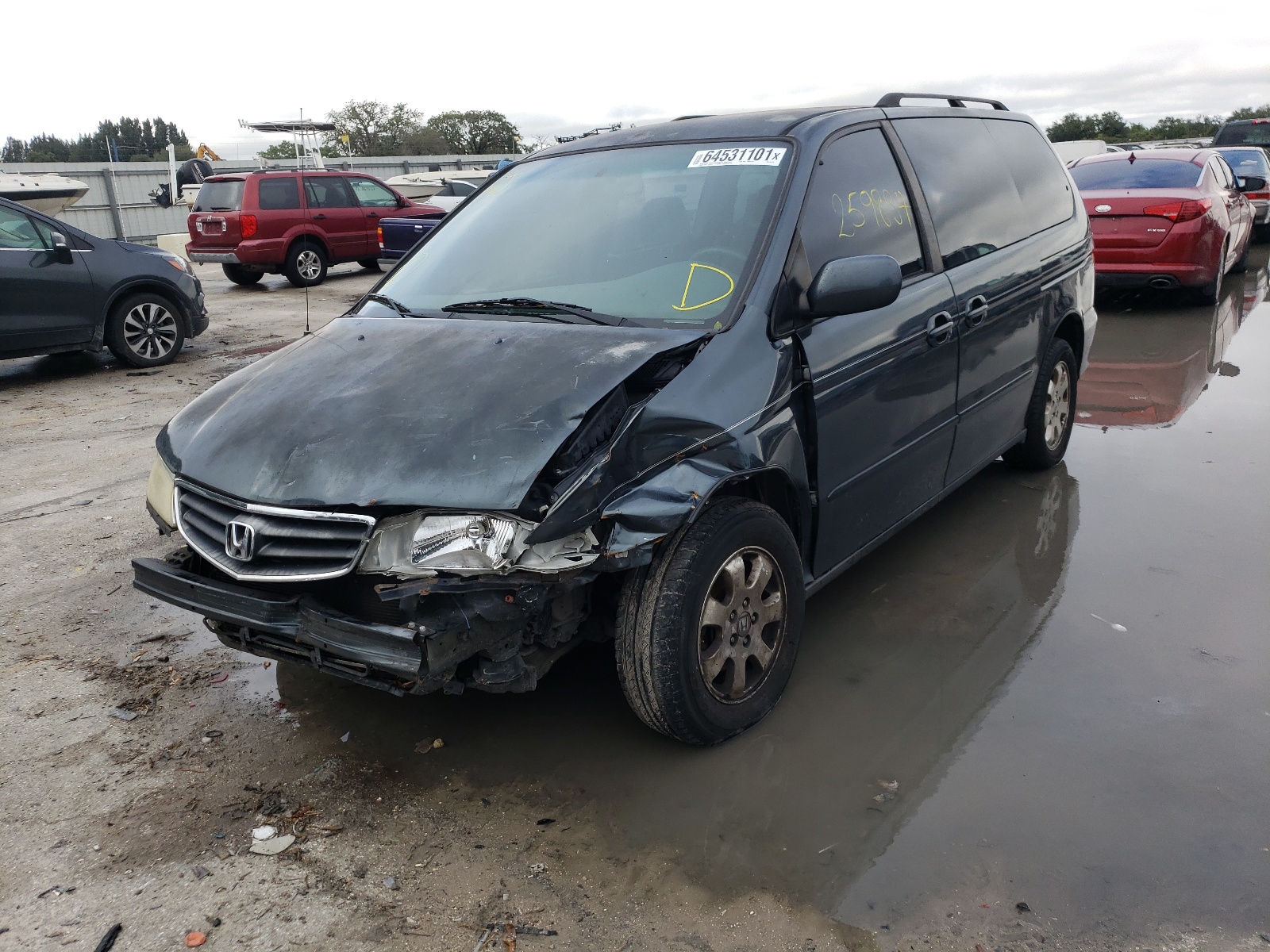 Photo 2 from auction – 2004 HONDA ODYSSEY EX with VIN 5FNRL18684B031775