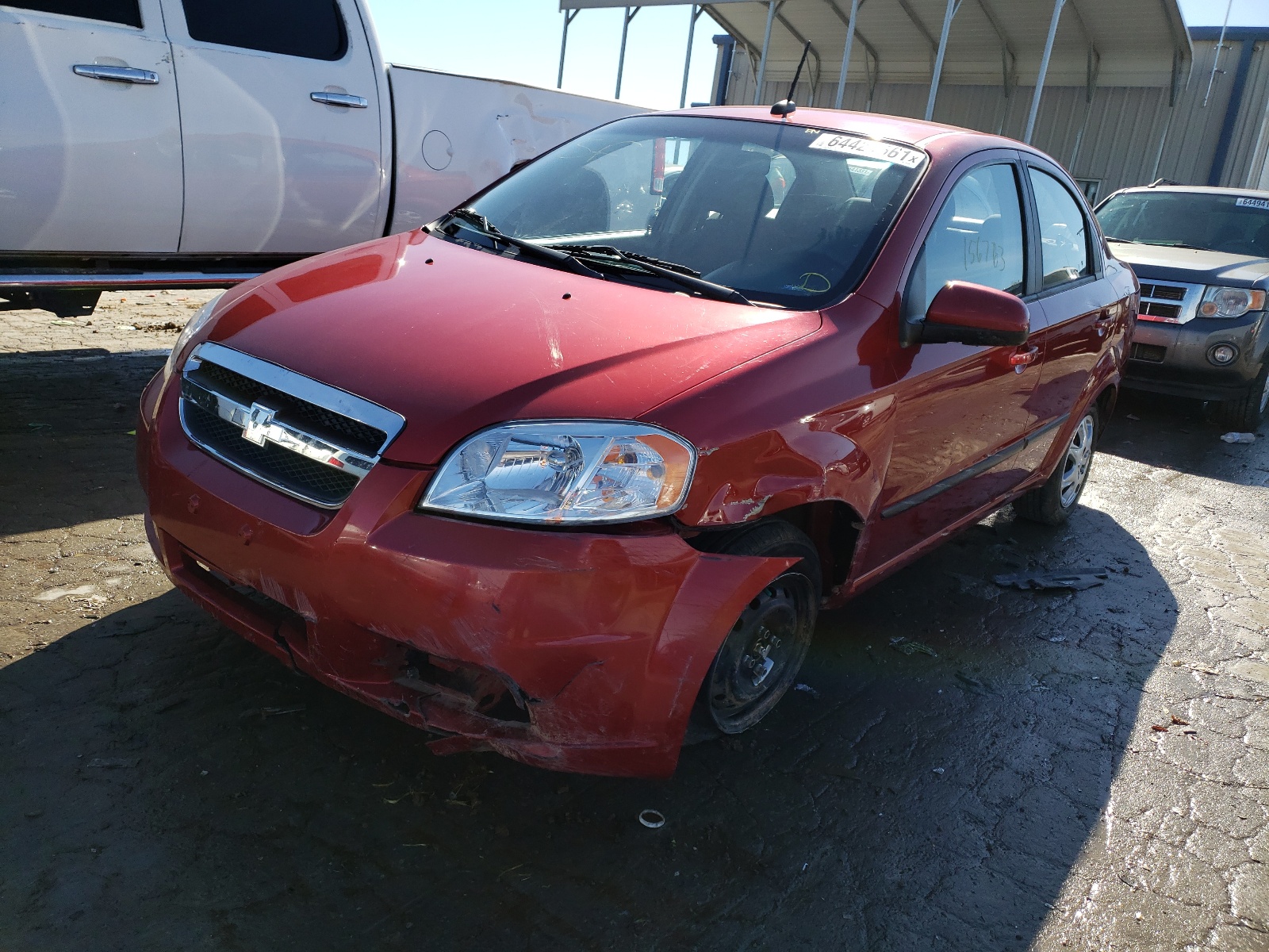 Photo 2 from auction – 2010 CHEVROLET AVEO LS with VIN KL1TD5DE1AB055235