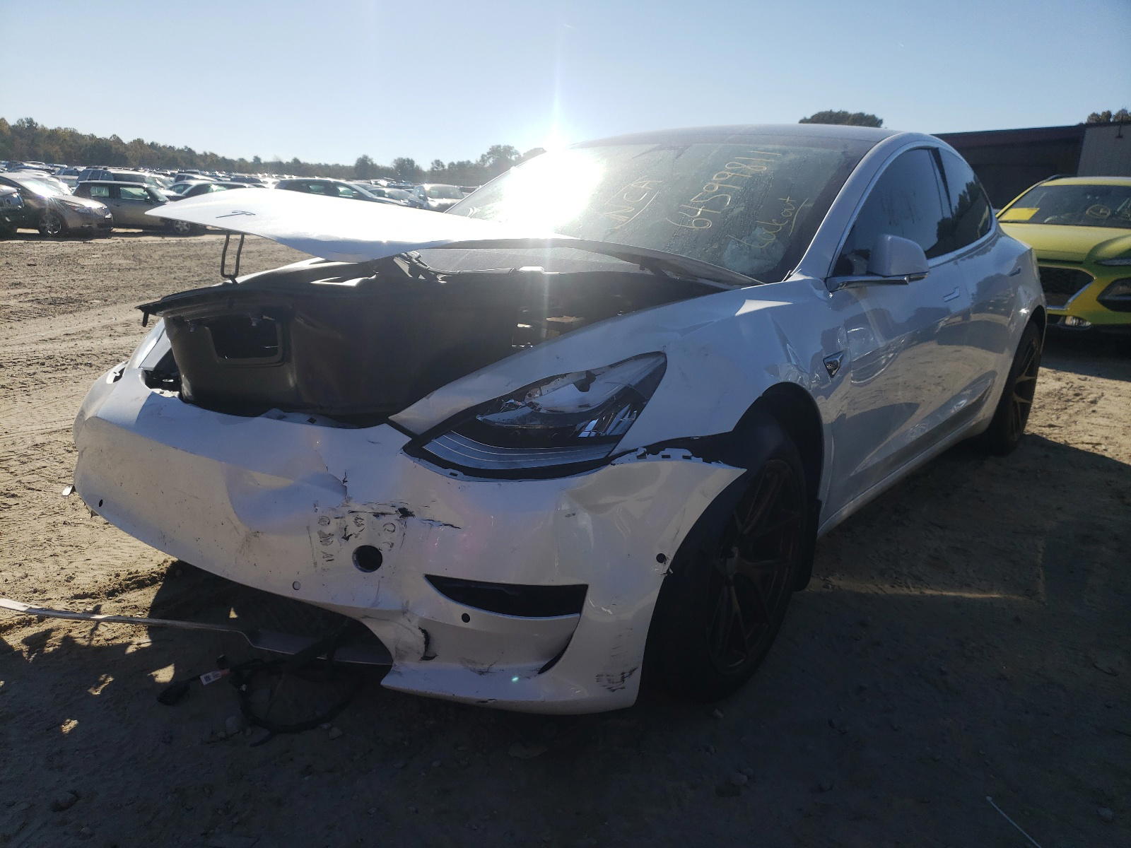 Photo 2 from auction – 2020 TESLA MODEL 3 with VIN 5YJ3E1EB7LF665062
