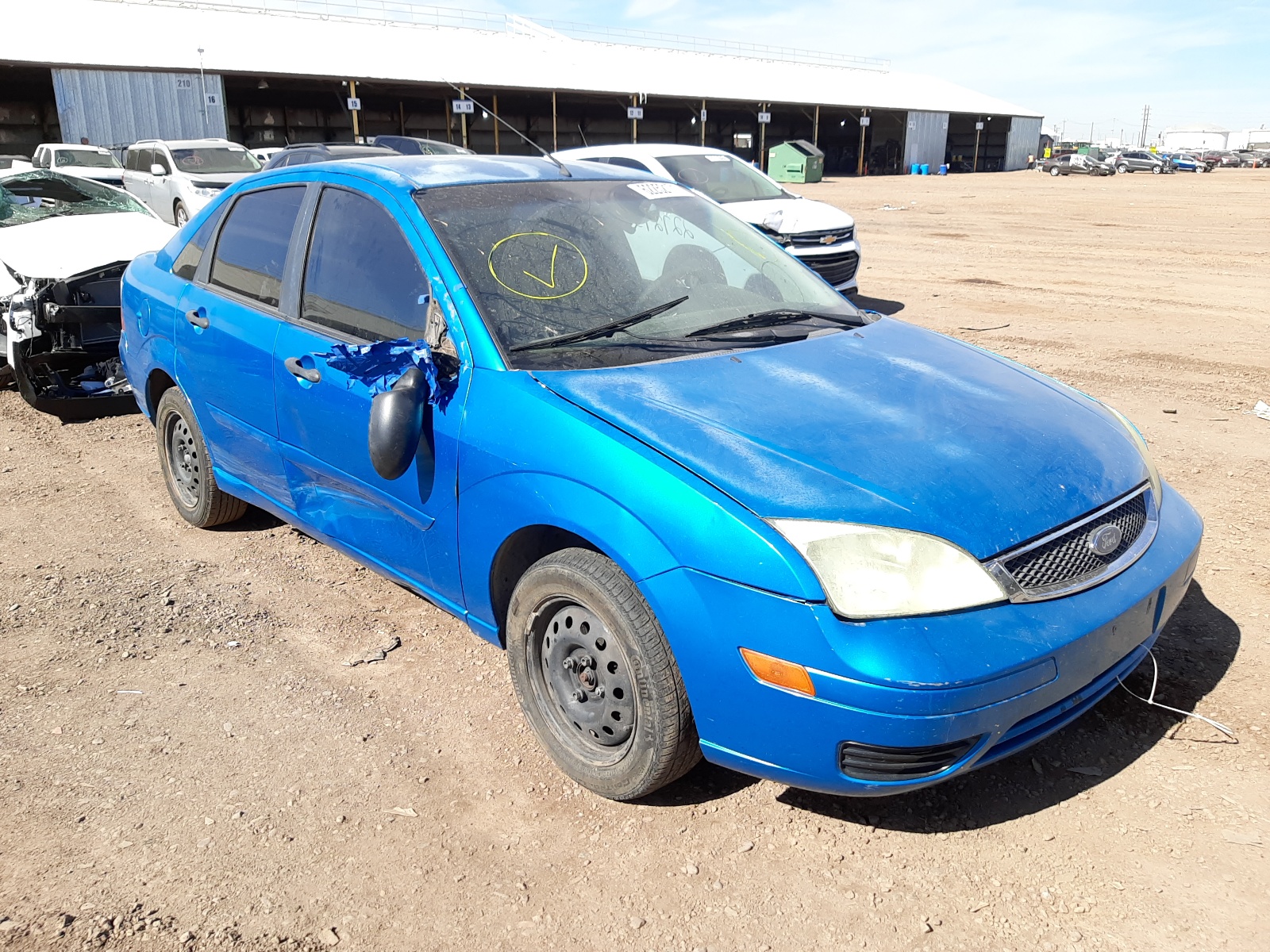 FORD FOCUS ZX4 2007 with VIN 1FAFP34N87W253884 - Photo from auction