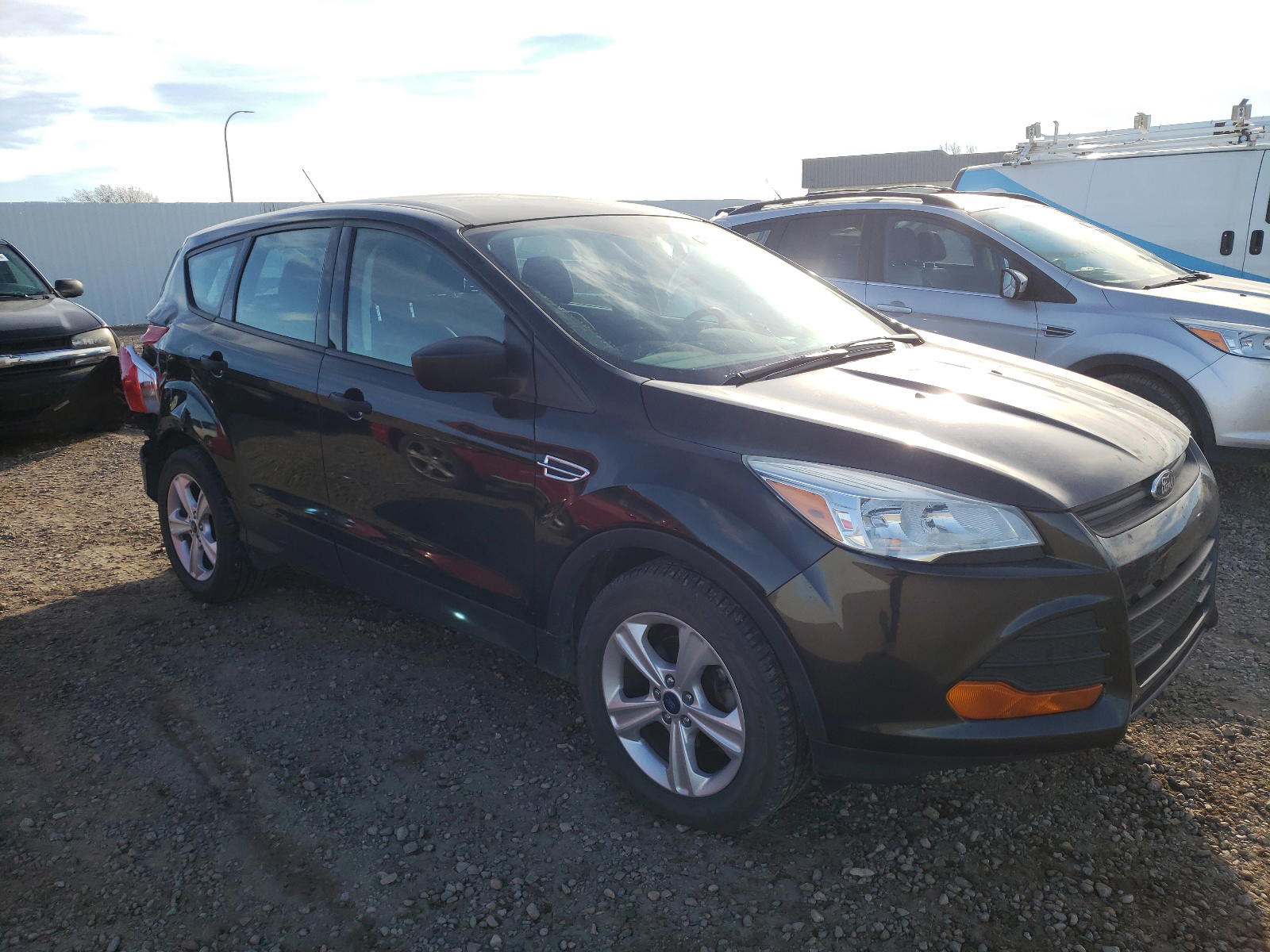 FORD ESCAPE S 2014 with VIN 1FMCU0F71EUE55750 - Photo from auction