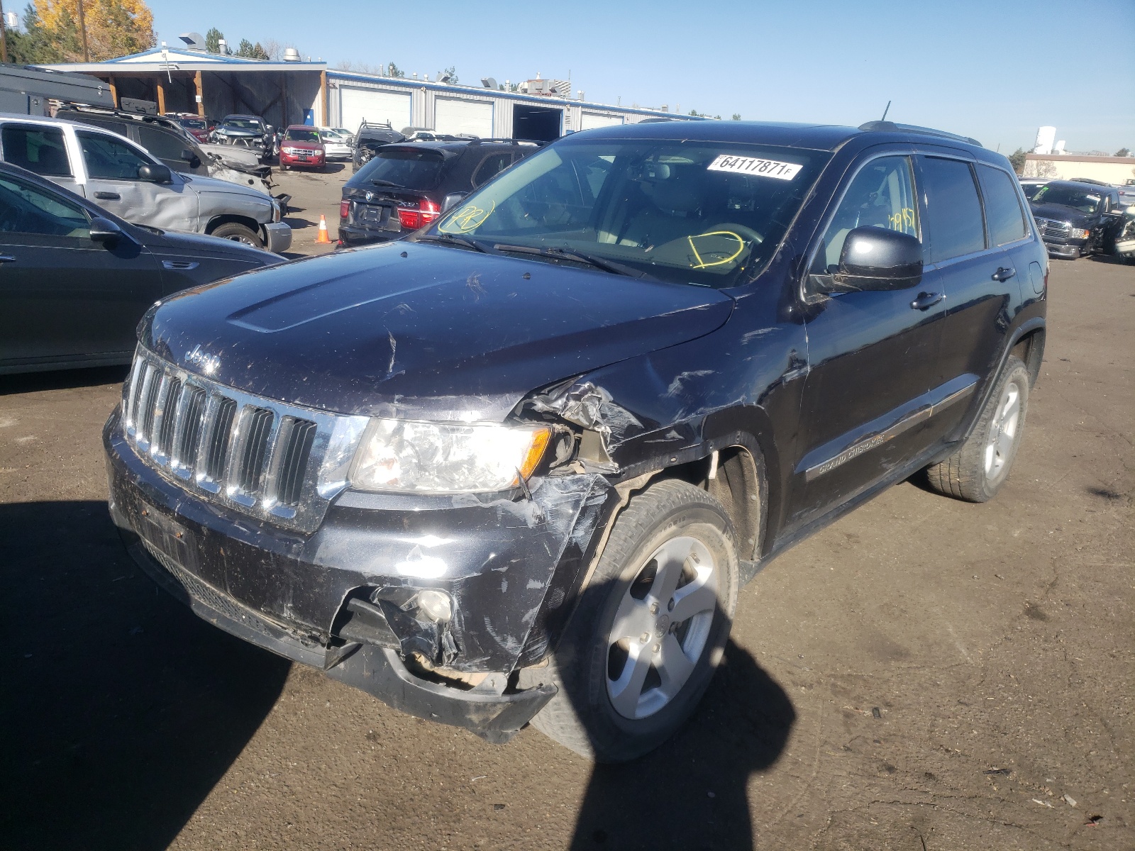 Photo 2 from auction – 2012 JEEP GRAND CHER with VIN 1C4RJFAG9CC255364