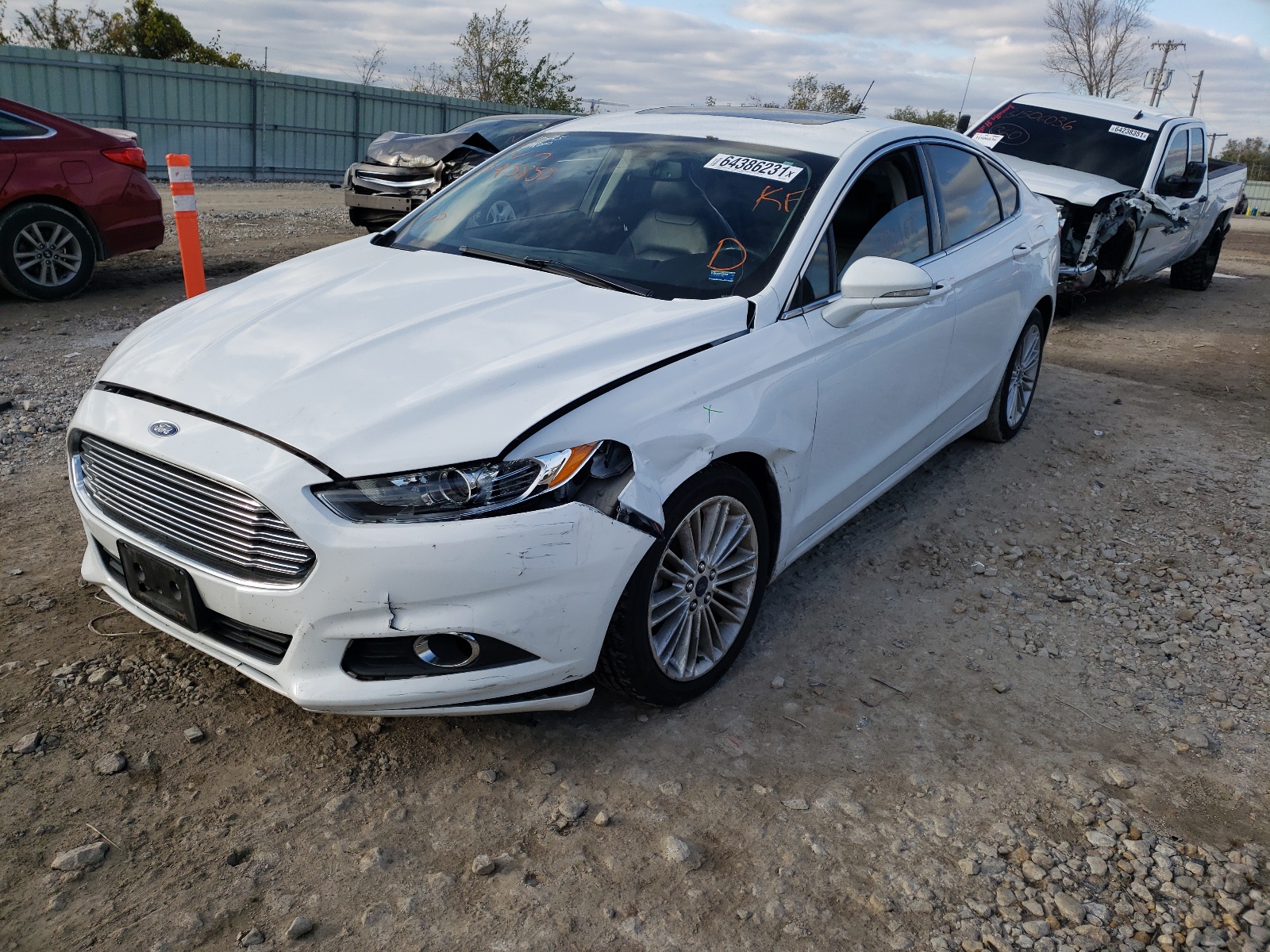 Photo 2 from auction – 2014 FORD FUSION SE with VIN 3FA6P0H91ER195855