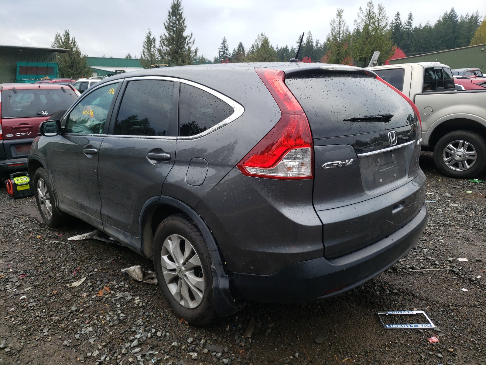 Photo 3 from auction – 2014 HONDA CR-V EX with VIN 2HKRM4H52EH656763