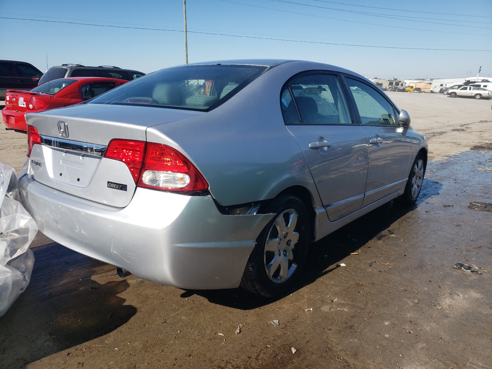 Photo 4 from auction – 2011 HONDA CIVIC LX with VIN 19XFA1F50BE044090