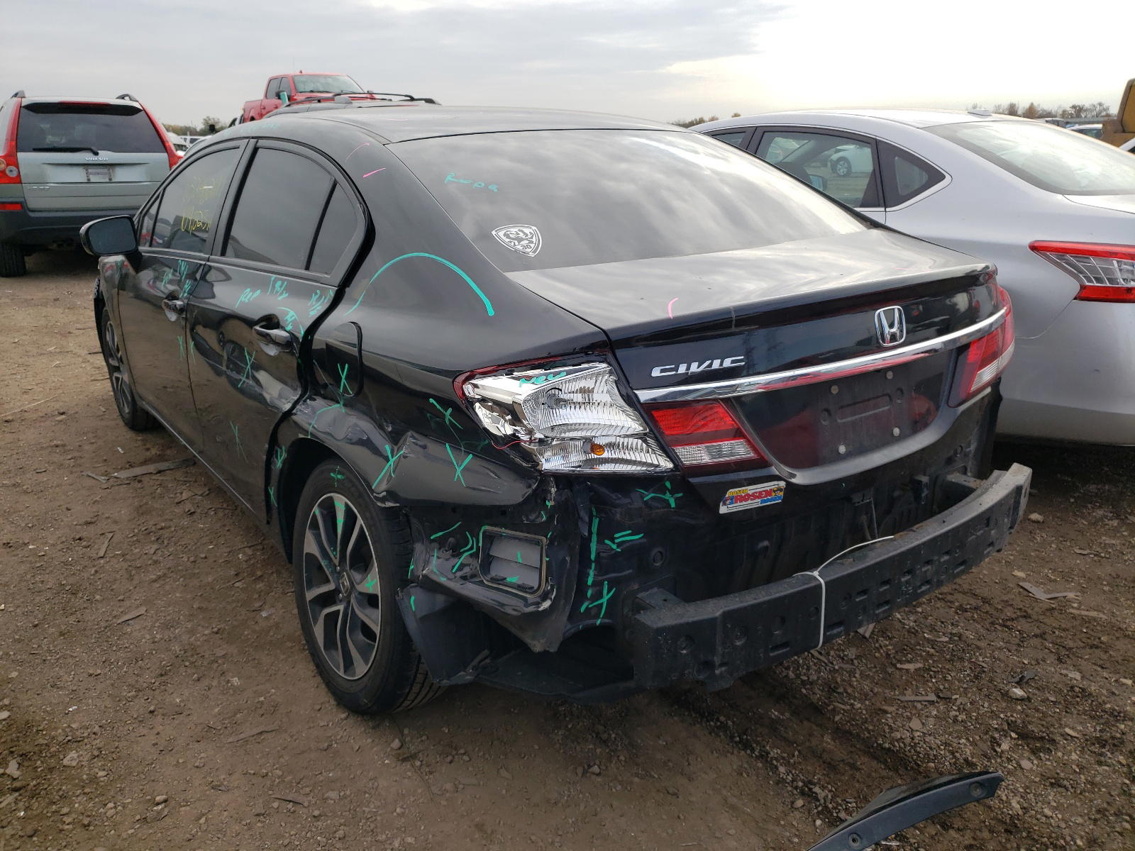 Photo 3 from auction – 2014 HONDA CIVIC EX with VIN 19XFB2F8XEE062100