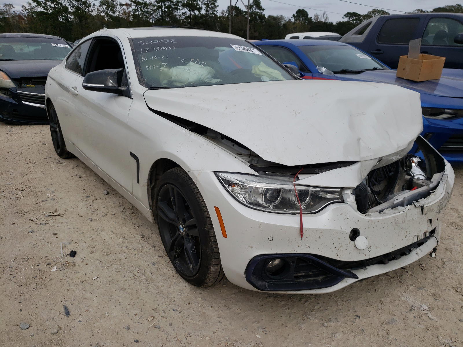 BMW 440I 2017 with VIN WBA4P1C53HK522032 - Photo from auction