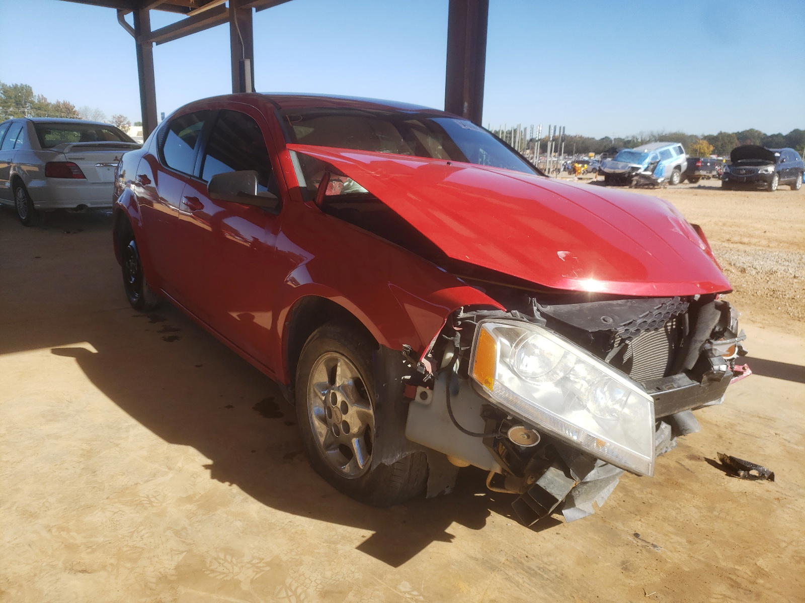 DODGE AVENGER SE 2013 with VIN 1C3CDZAB1DN741650 - Photo from auction