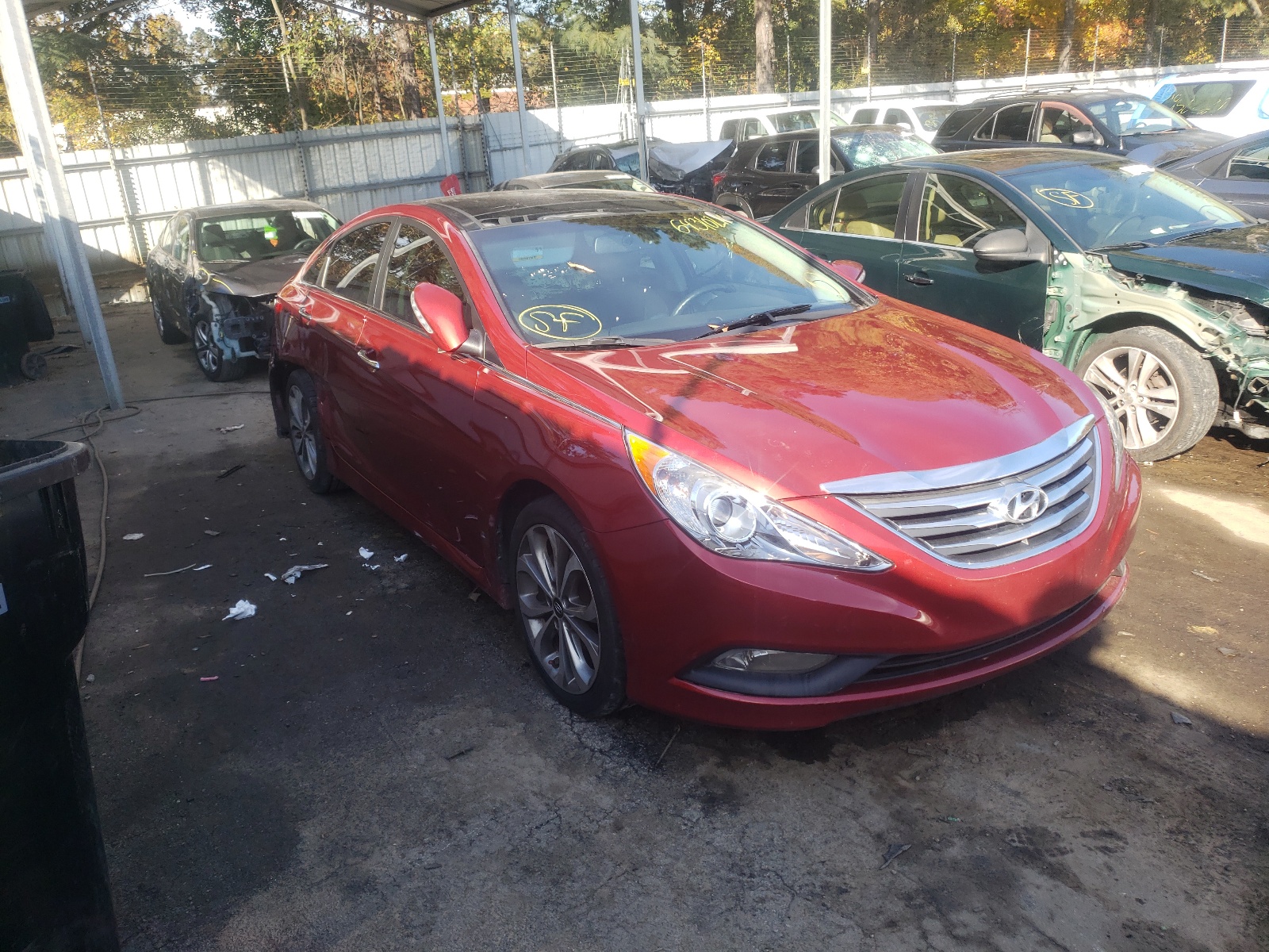 Photo 1 from auction – 2014 HYUNDAI SONATA SE with VIN 5NPEC4ABXEH872264