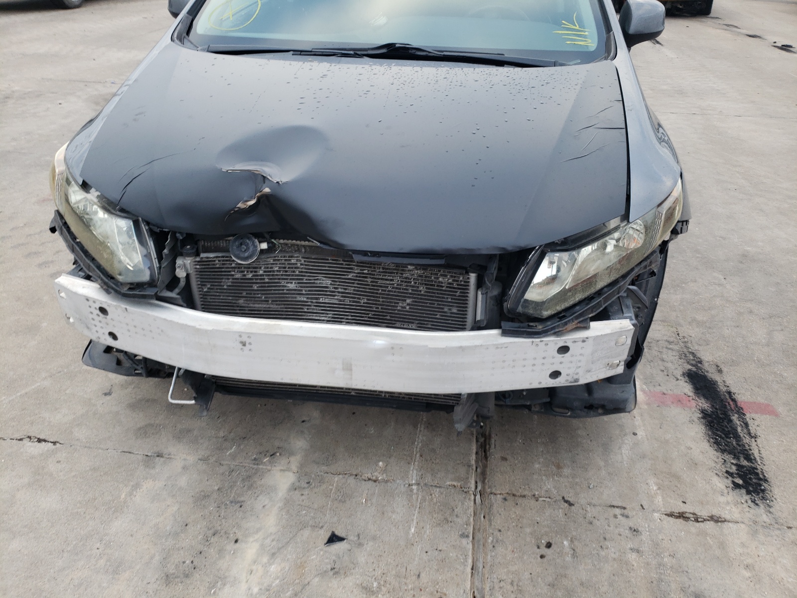 Photo 9 from auction – 2013 HONDA CIVIC LX with VIN 19XFB2F50DE004050