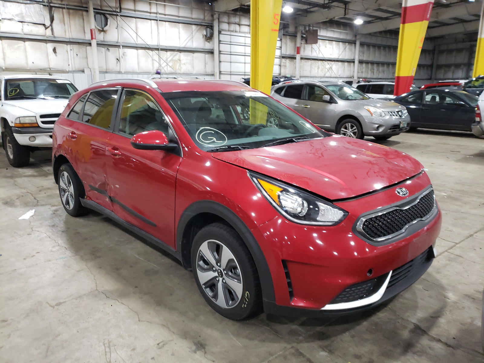 KIA NIRO FE 2019 with VIN KNDCB3LC5K5314778 - Photo from auction