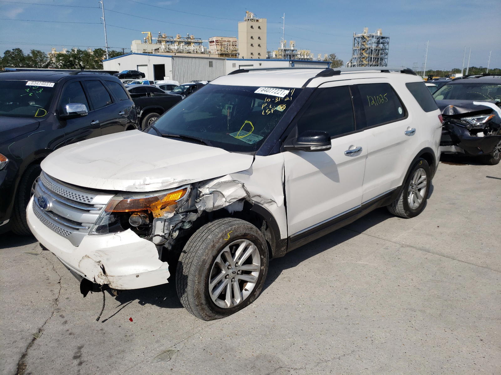 Photo 2 from auction – 2015 FORD EXPLORER X with VIN 1FM5K7D80FGB07182