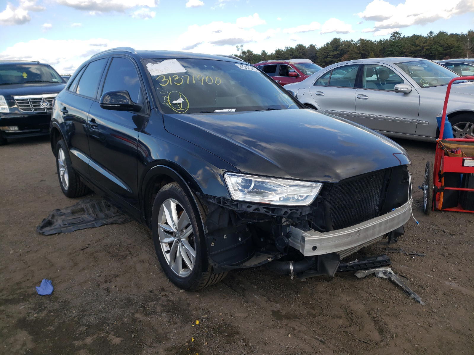 AUDI Q3 PREMIUM 2017 with VIN WA1ECCFS1HR002039 - Photo from auction