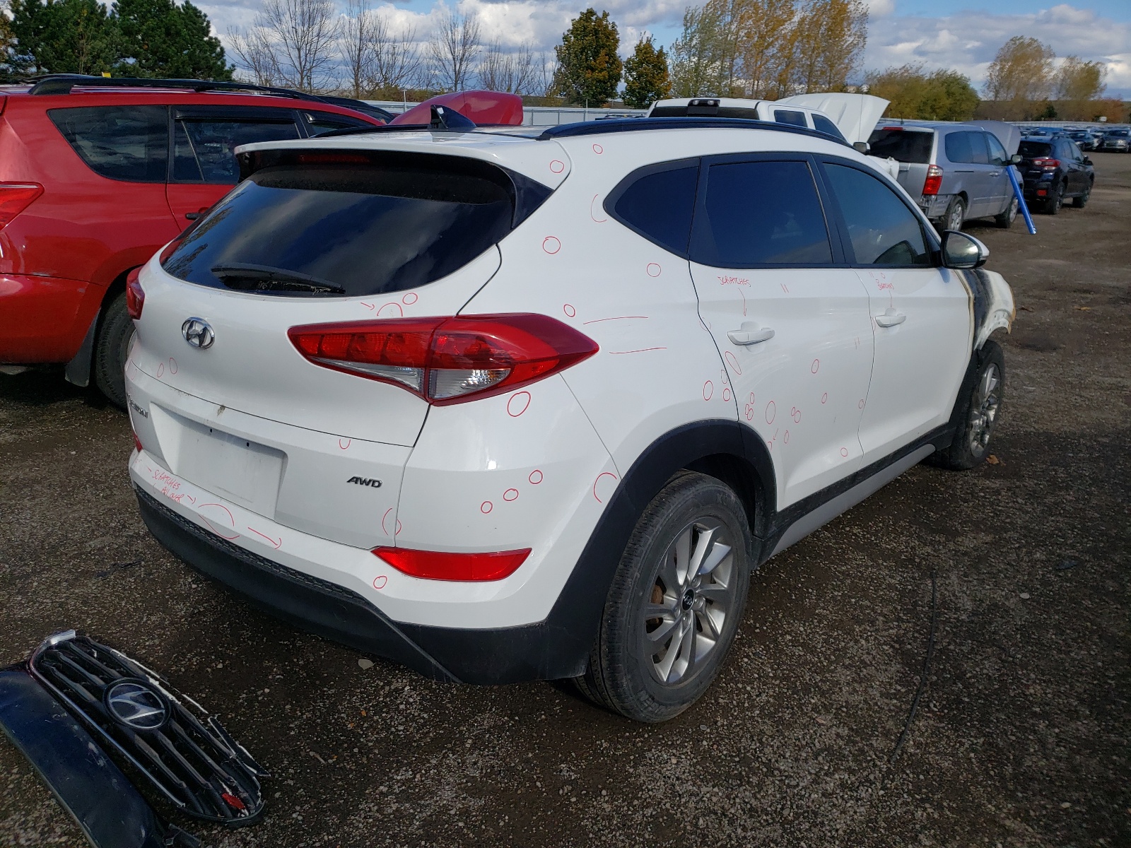 Photo 4 from auction – 2018 HYUNDAI TUCSON SEL with VIN KM8J3CA45JU609587
