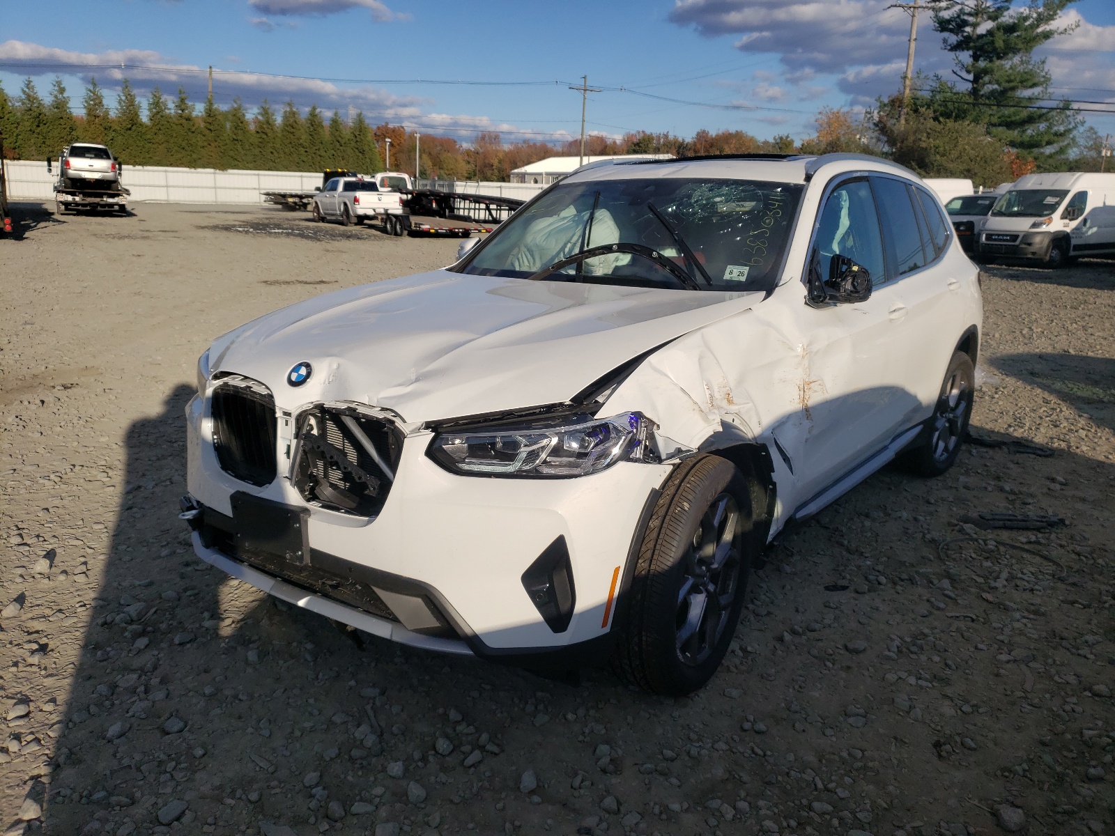 Photo 2 from auction – 2022 BMW X3 XDRIVE3 with VIN 5UX53DP03N9J01870