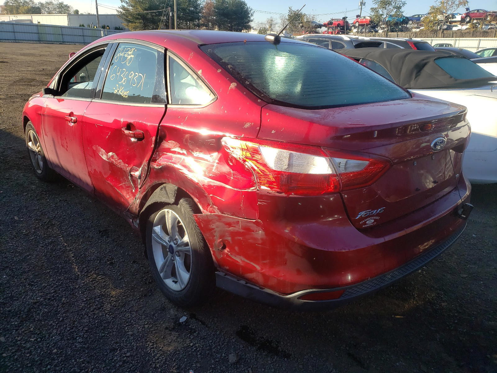 Photo 3 from auction – 2014 FORD FOCUS SE with VIN 1FADP3F25EL386093