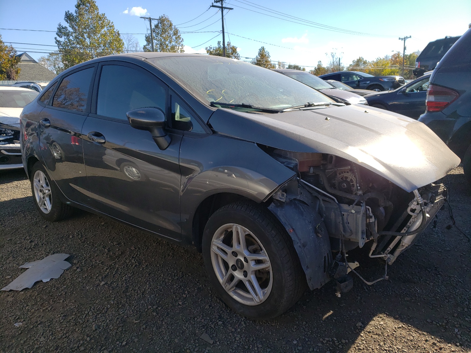 FORD FIESTA SE 2017 with VIN 3FADP4BJXHM163361 - Photo from auction