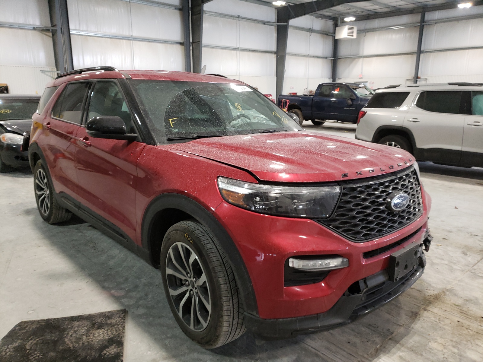 FORD EXPLORER S 2020 with VIN 1FM5K8GC6LGC04887 - Photo from auction