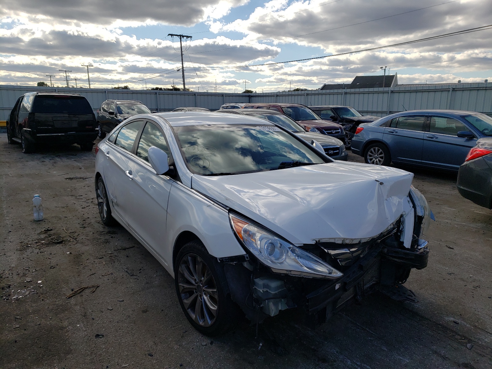 HYUNDAI SONATA SE 2011 with VIN 5NPEC4AC1BH159418 - Photo from auction