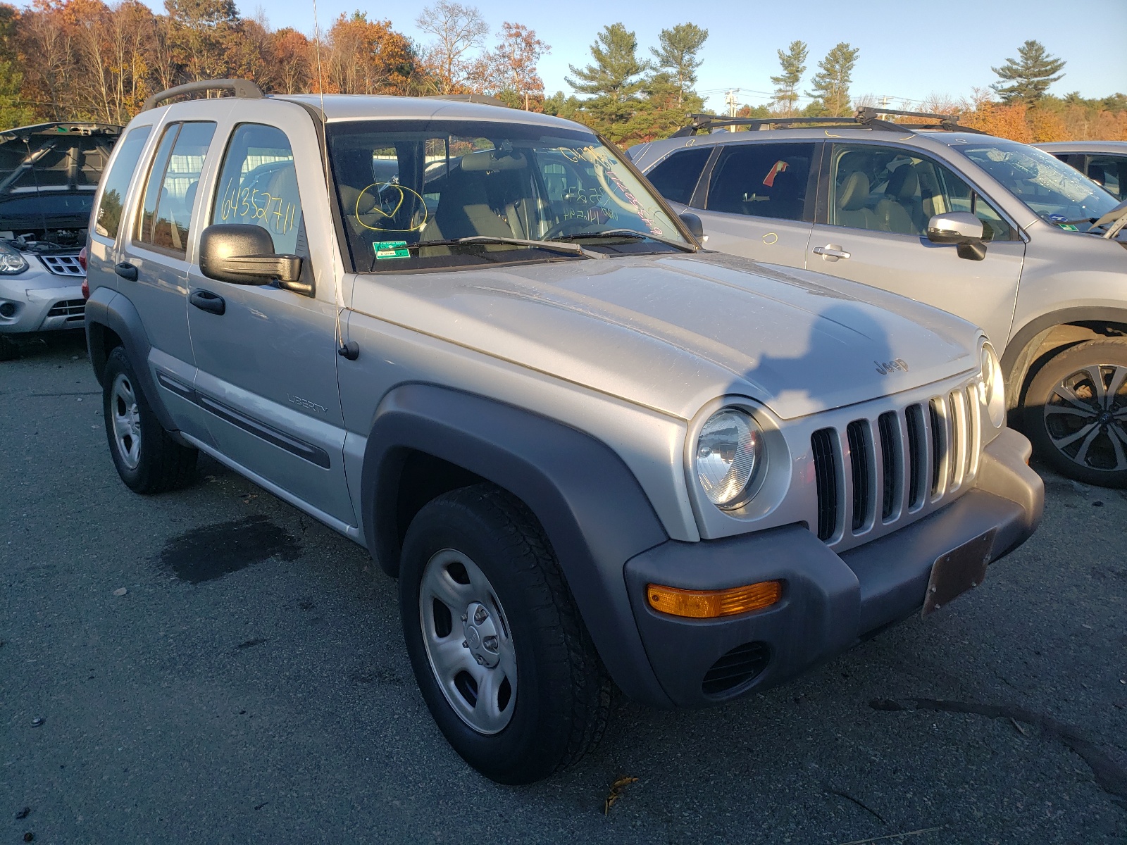 Photo 1 from auction – 2004 JEEP LIBERTY SP with VIN 1J4GL48K44W281509