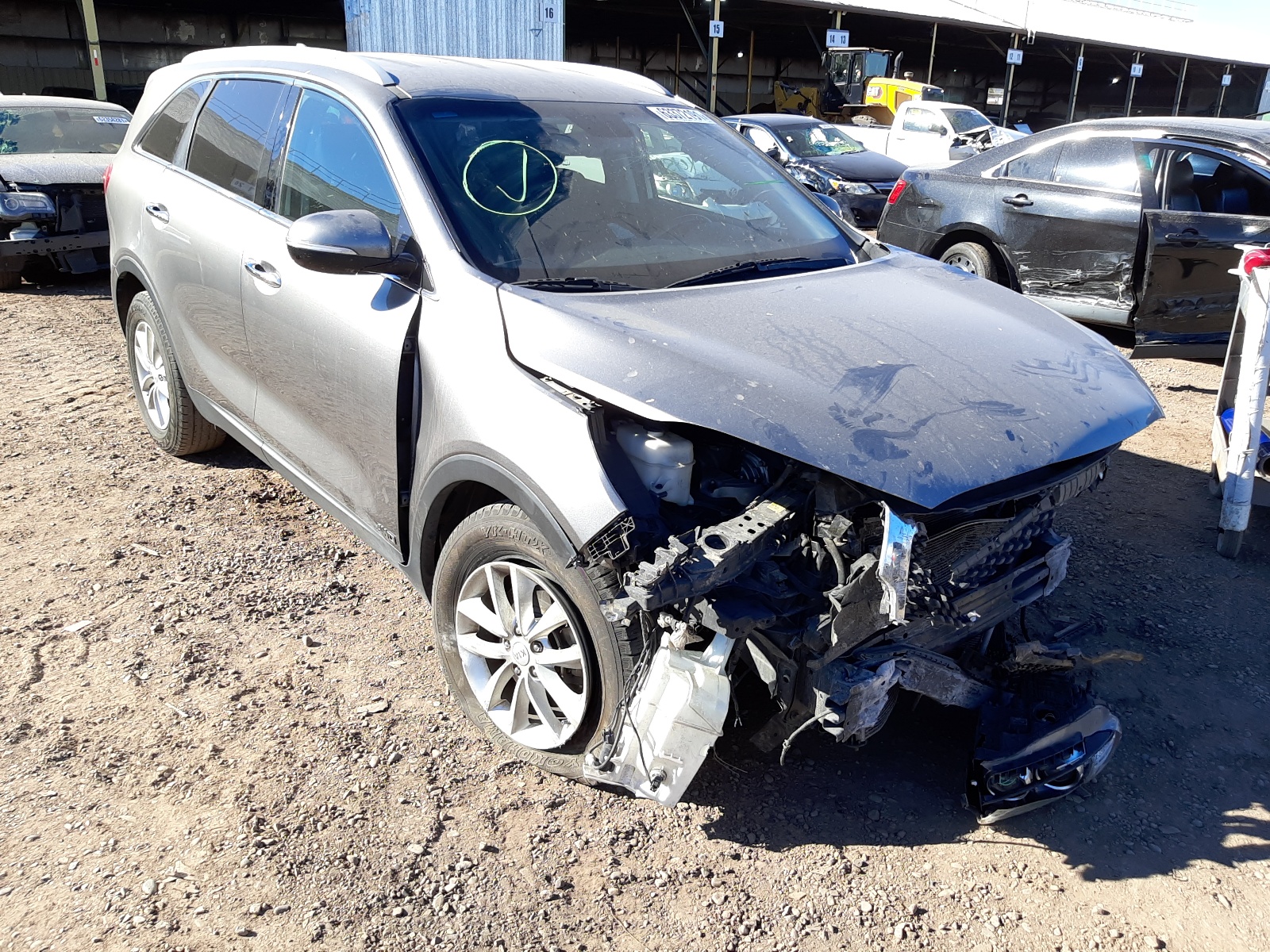 Photo 1 from auction – 2016 KIA SORENTO LX with VIN 5XYPGDA31GG057628
