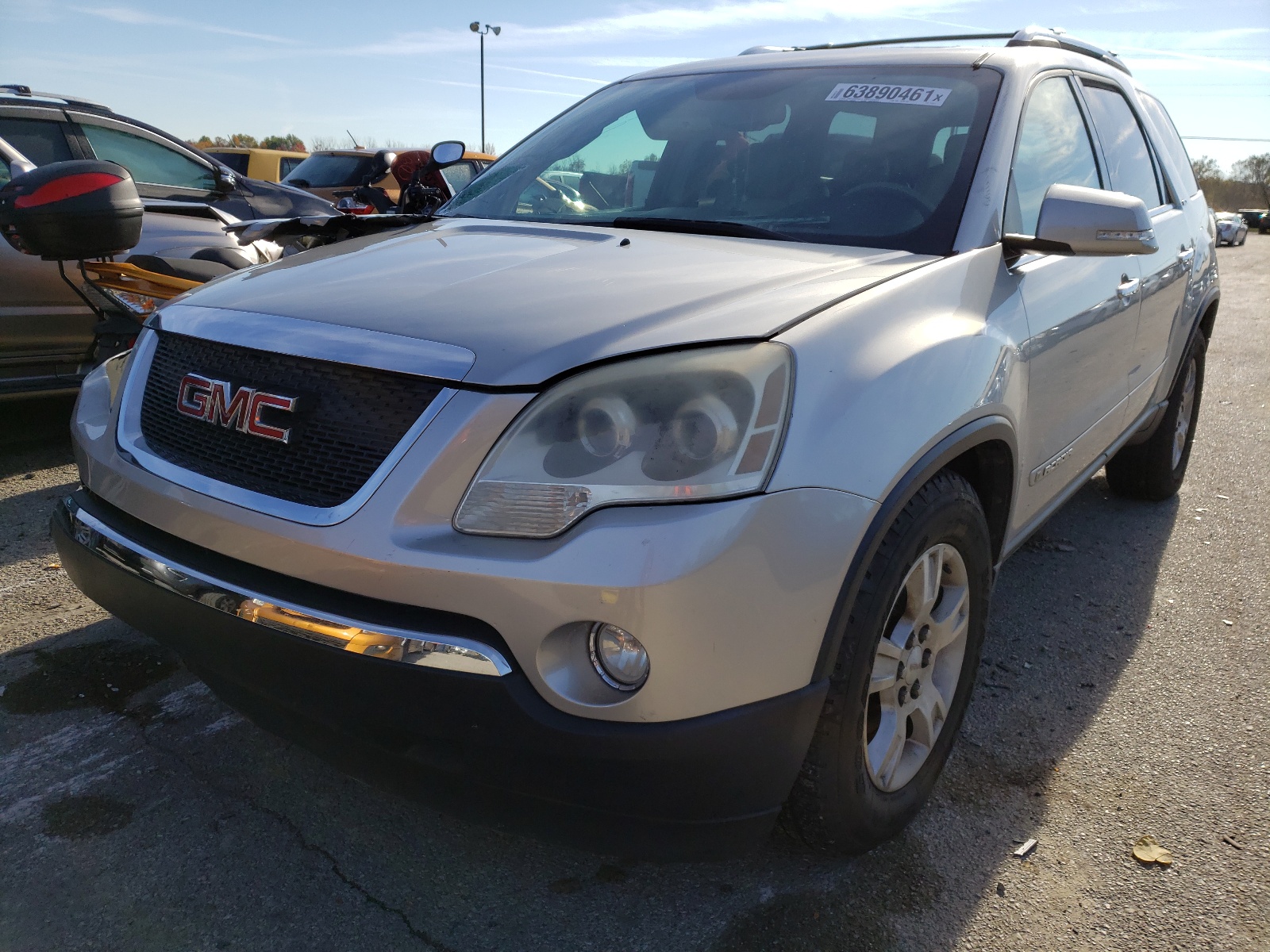 Photo 2 from auction – 2008 GMC ACADIA SLT with VIN 1GKEV23758J226427