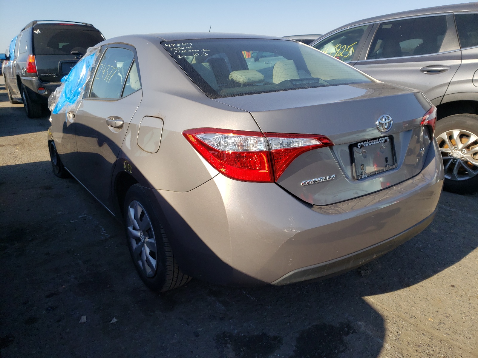 Photo 3 from auction – 2016 TOYOTA COROLLA L with VIN 2T1BURHE0GC524086