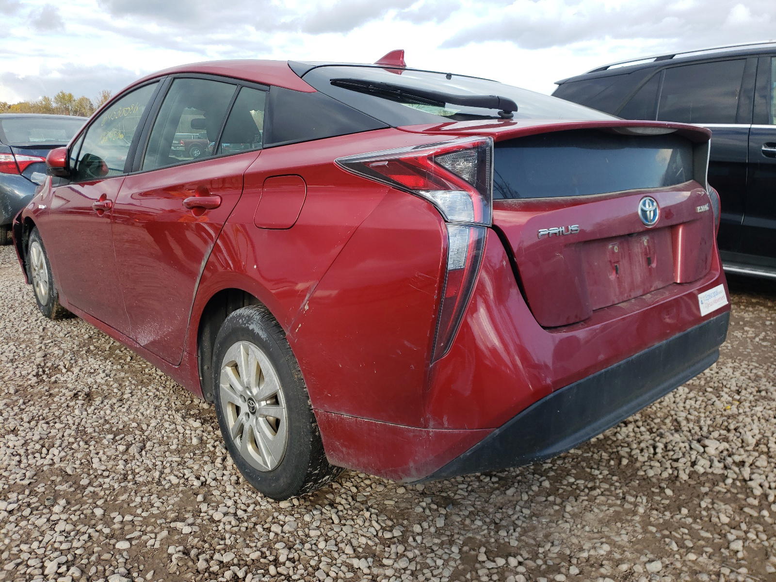Photo 3 from auction – 2016 TOYOTA PRIUS with VIN JTDKBRFU0G3514540