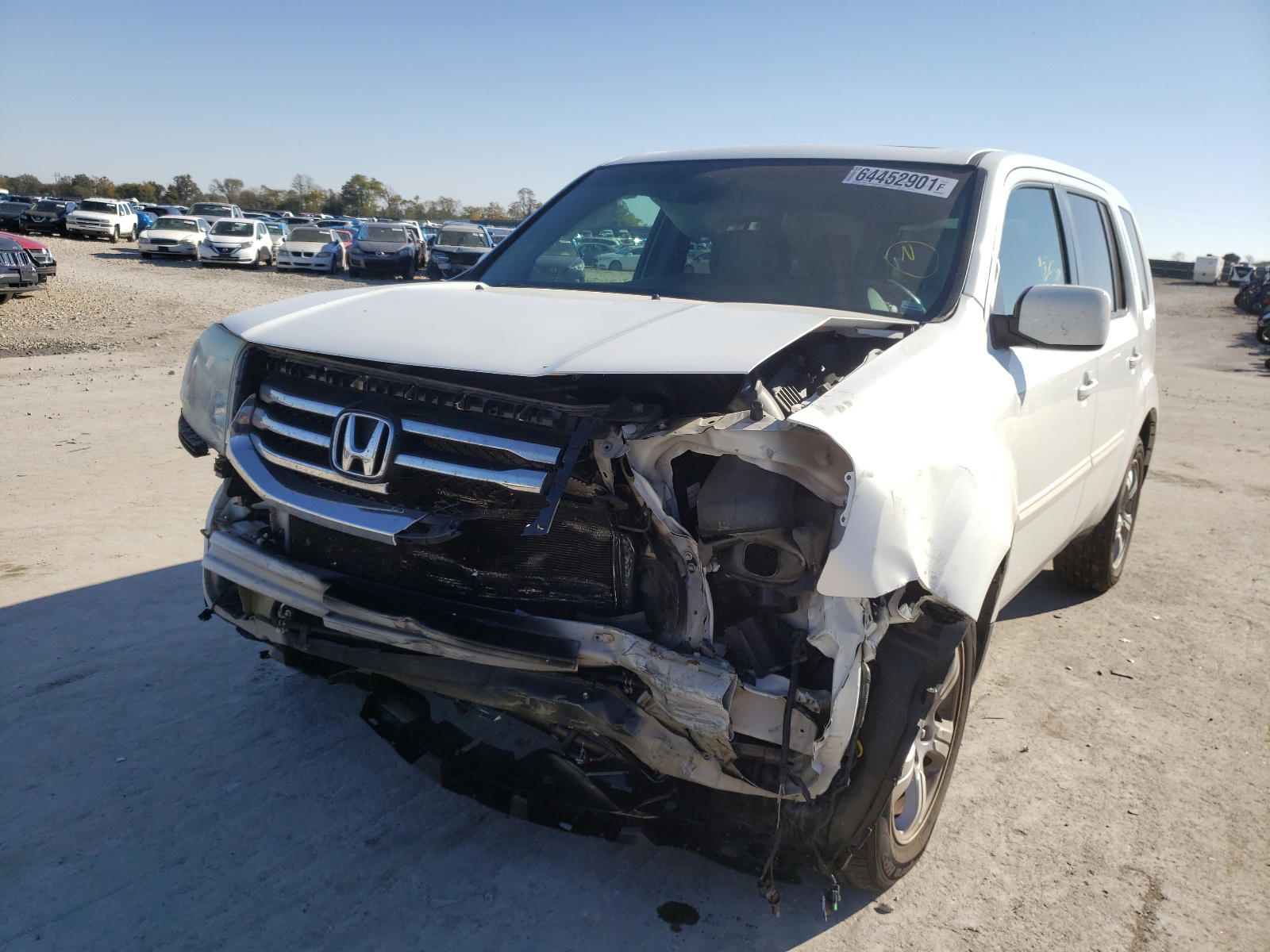 Photo 9 from auction – 2013 HONDA PILOT EXL with VIN 5FNYF3H57DB027237