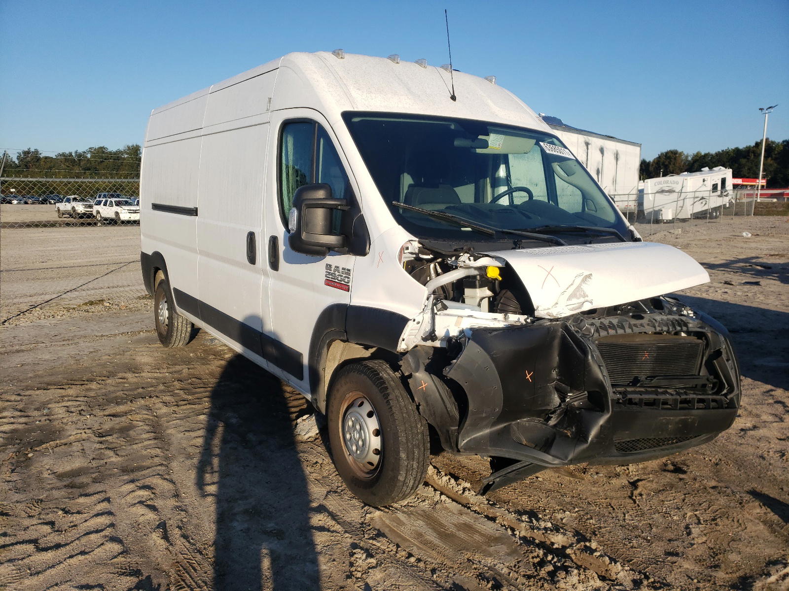 RAM PROMASTER 2018 with VIN 3C6TRVDG5JE148796 - Photo from auction