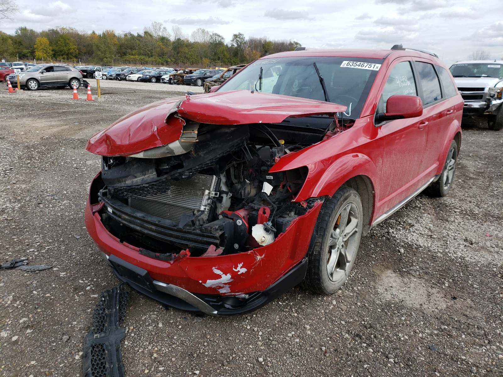 Photo 2 from auction – 2015 DODGE JOURNEY CR with VIN 3C4PDDGG0FT519123
