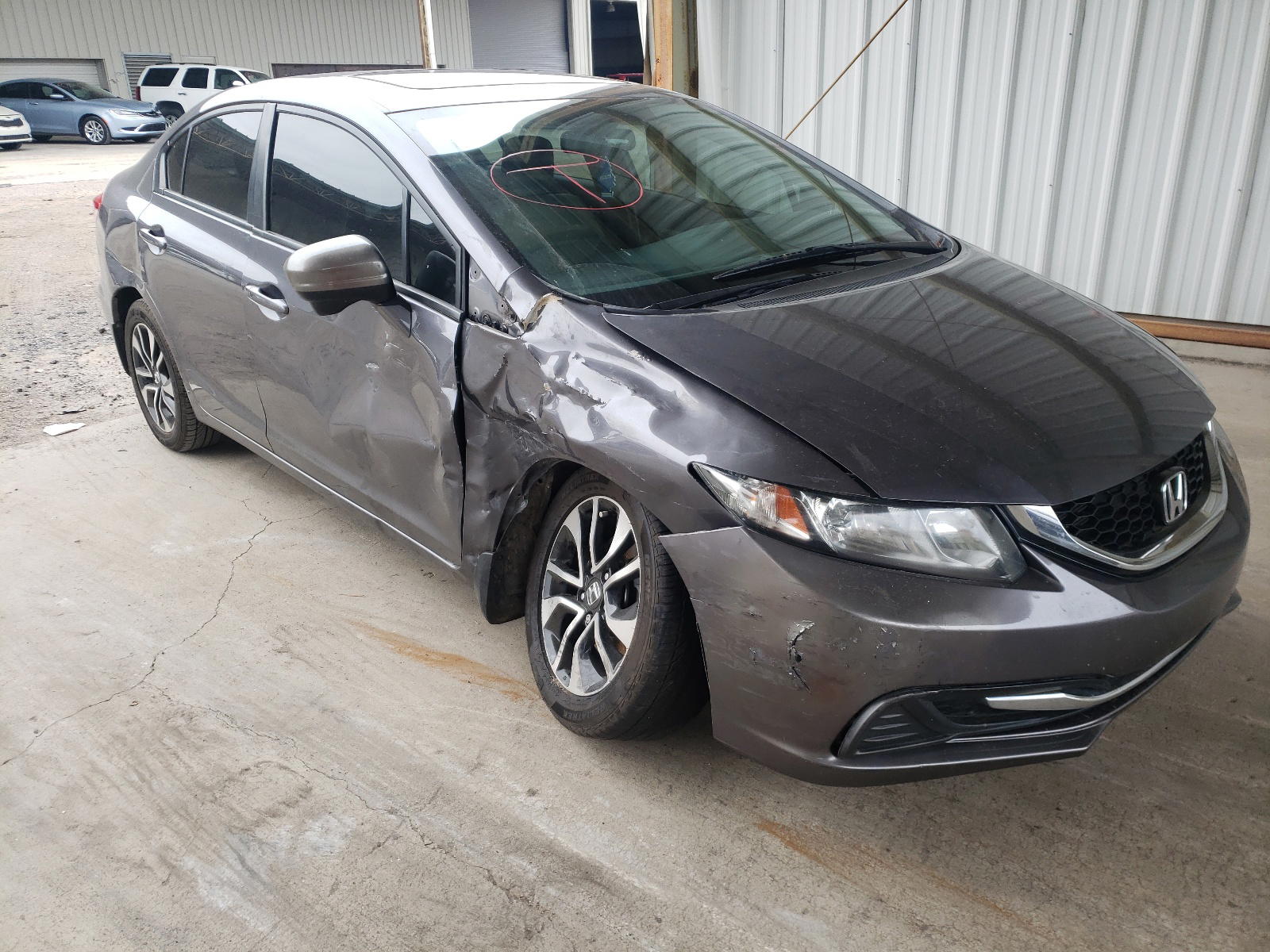 HONDA CIVIC EX 2015 with VIN 19XFB2F82FE065851 - Photo from auction
