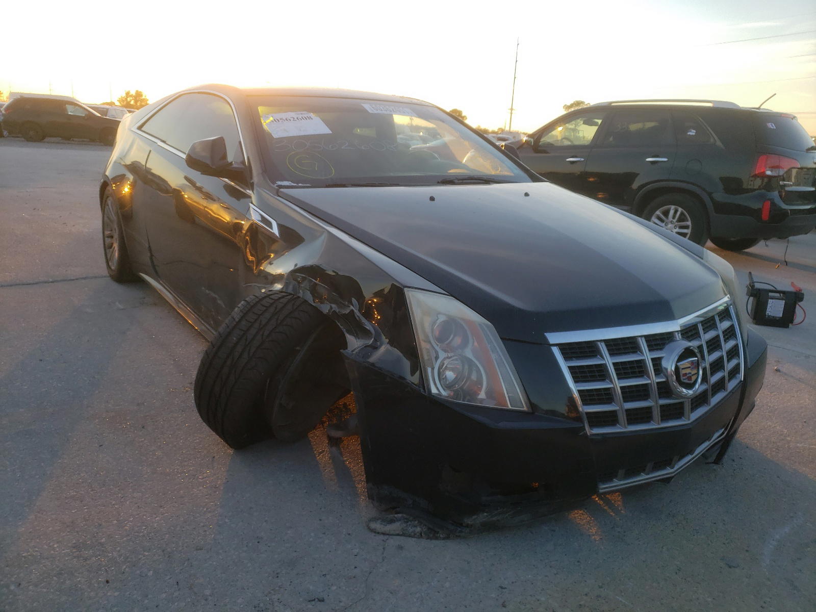CADILLAC CTS 2014 with VIN 1G6DE1E37E0114163 - Photo from auction