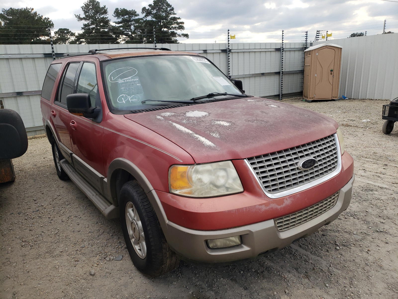 FORD EXPEDITION 2003 with VIN 1FMFU17L73LB96599 - Photo from auction