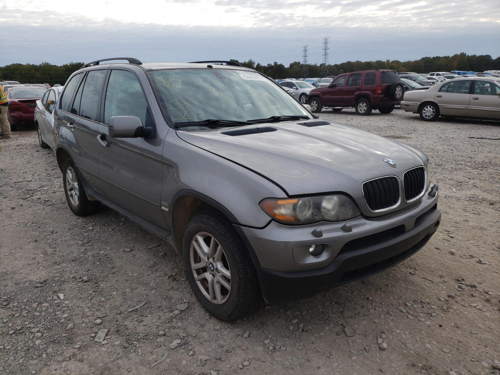BMW X5 3.0I 2005 with VIN 5UXFA13525LY01182 - Photo from auction