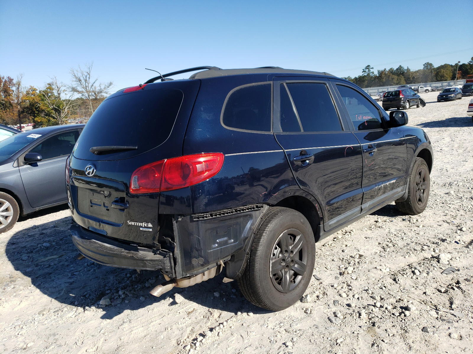 Photo 4 from auction – 2009 HYUNDAI SANTA FE G with VIN 5NMSG73D49H327784