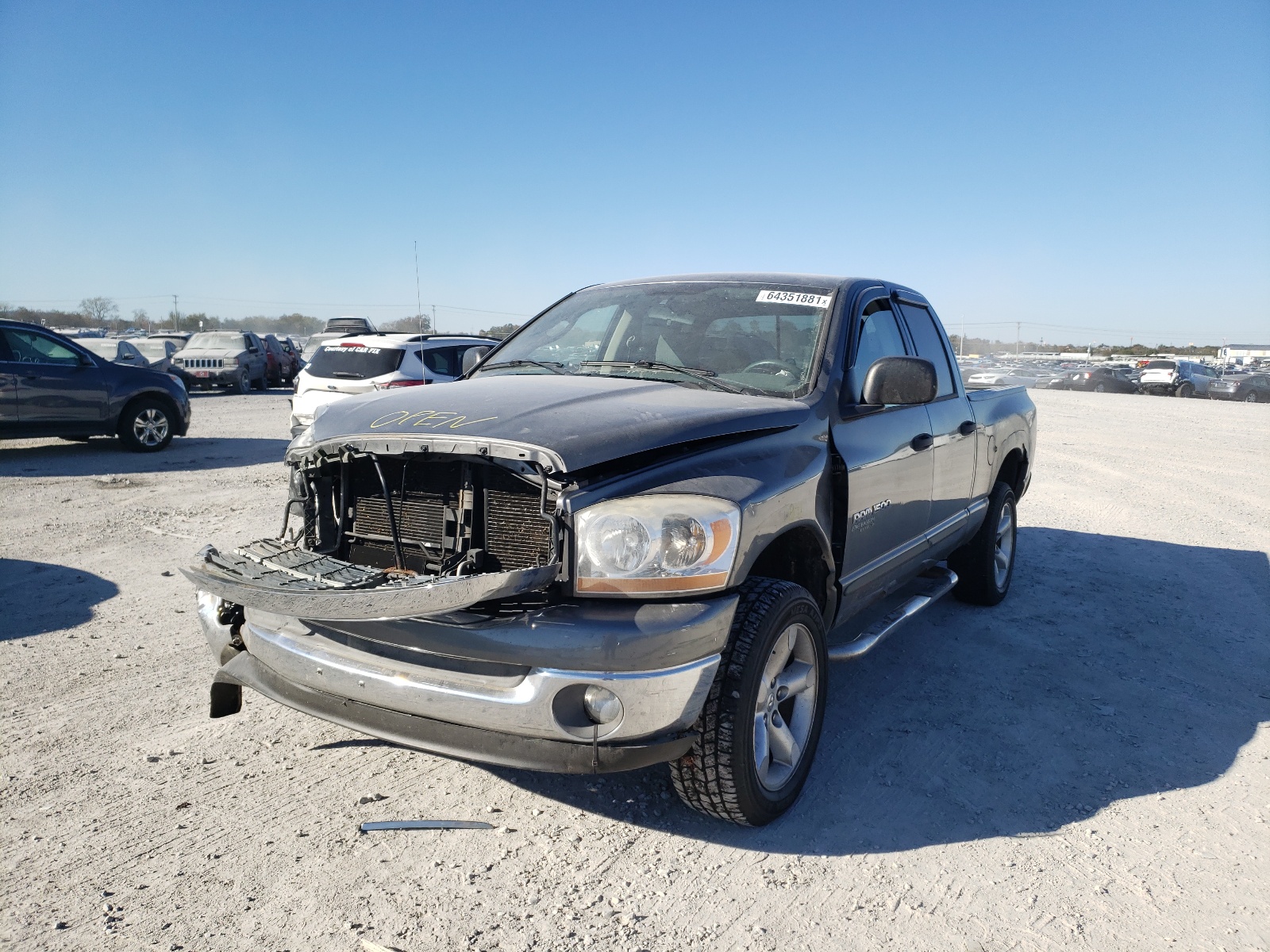 Photo 2 from auction – 2006 DODGE RAM 1500 S with VIN 1D7HU18N76S584834