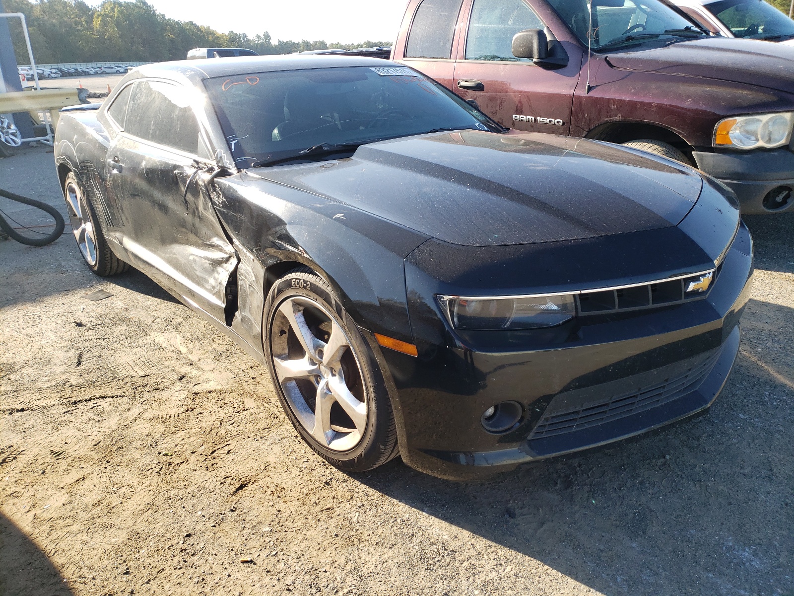 CHEVROLET CAMARO LT 2014 with VIN 2G1FC1E36E9186224 - Photo from auction