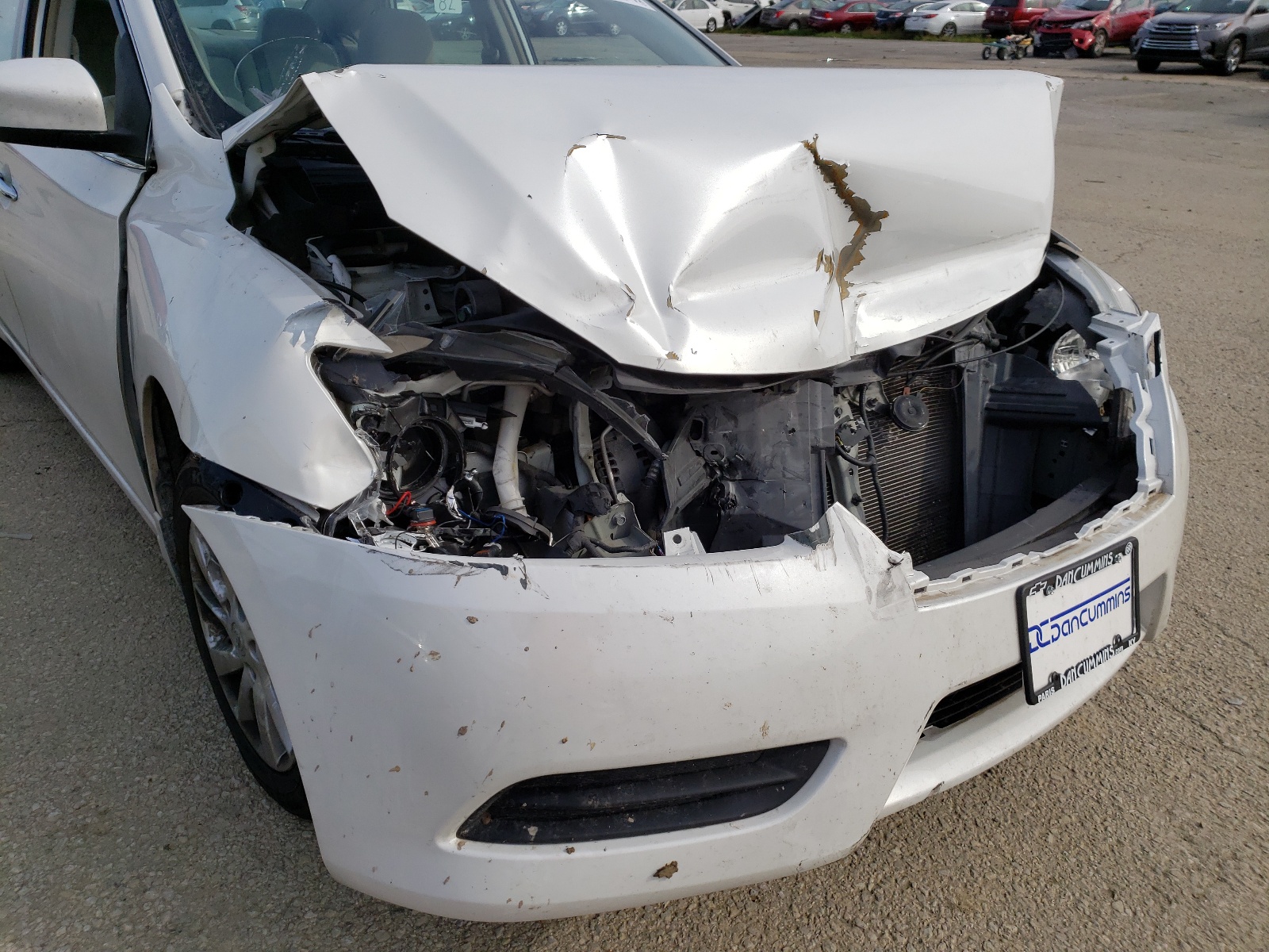 Photo 9 from auction – 2013 NISSAN SENTRA S with VIN 3N1AB7AP1DL733771