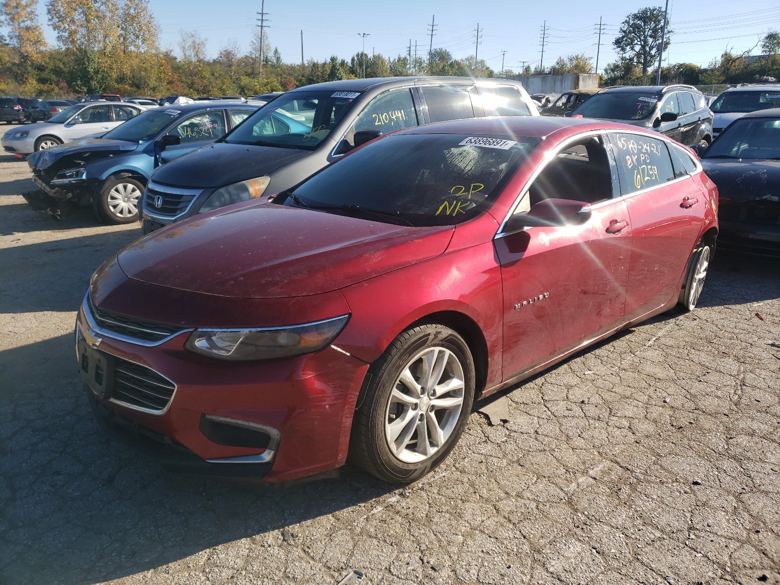 Photo 2 from auction – 2017 CHEVROLET MALIBU LT with VIN 1G1ZE5ST0HF245914