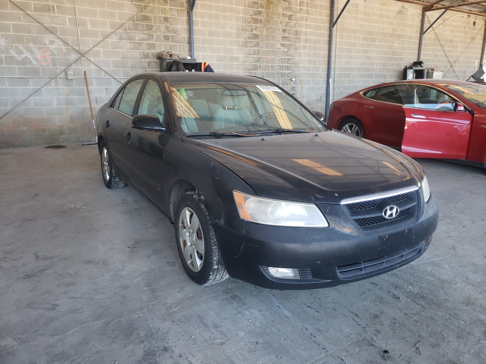 HYUNDAI SONATA SE 2007 with VIN 5NPEU46F57H230739 - Photo from auction
