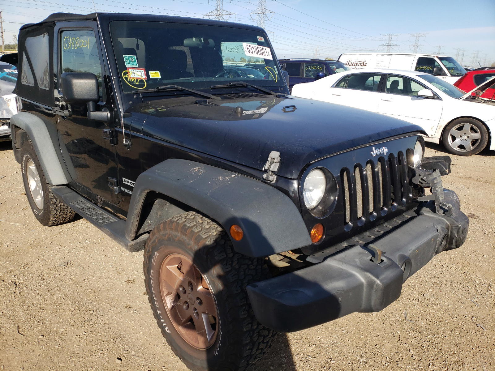 JEEP WRANGLER S 2011 with VIN 1J4GA2D15BL511578 - Photo from auction