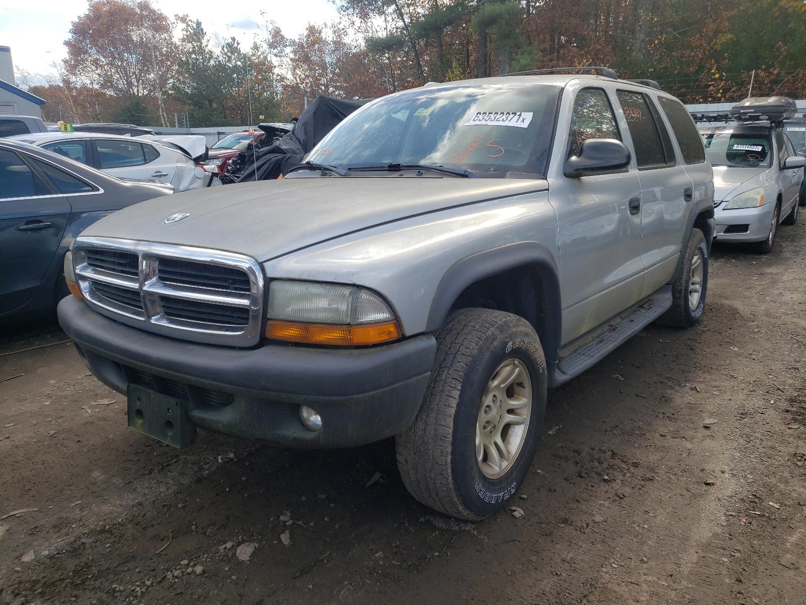 Photo 2 from auction – 2003 DODGE DURANGO SP with VIN 1D4HS38N43F551258