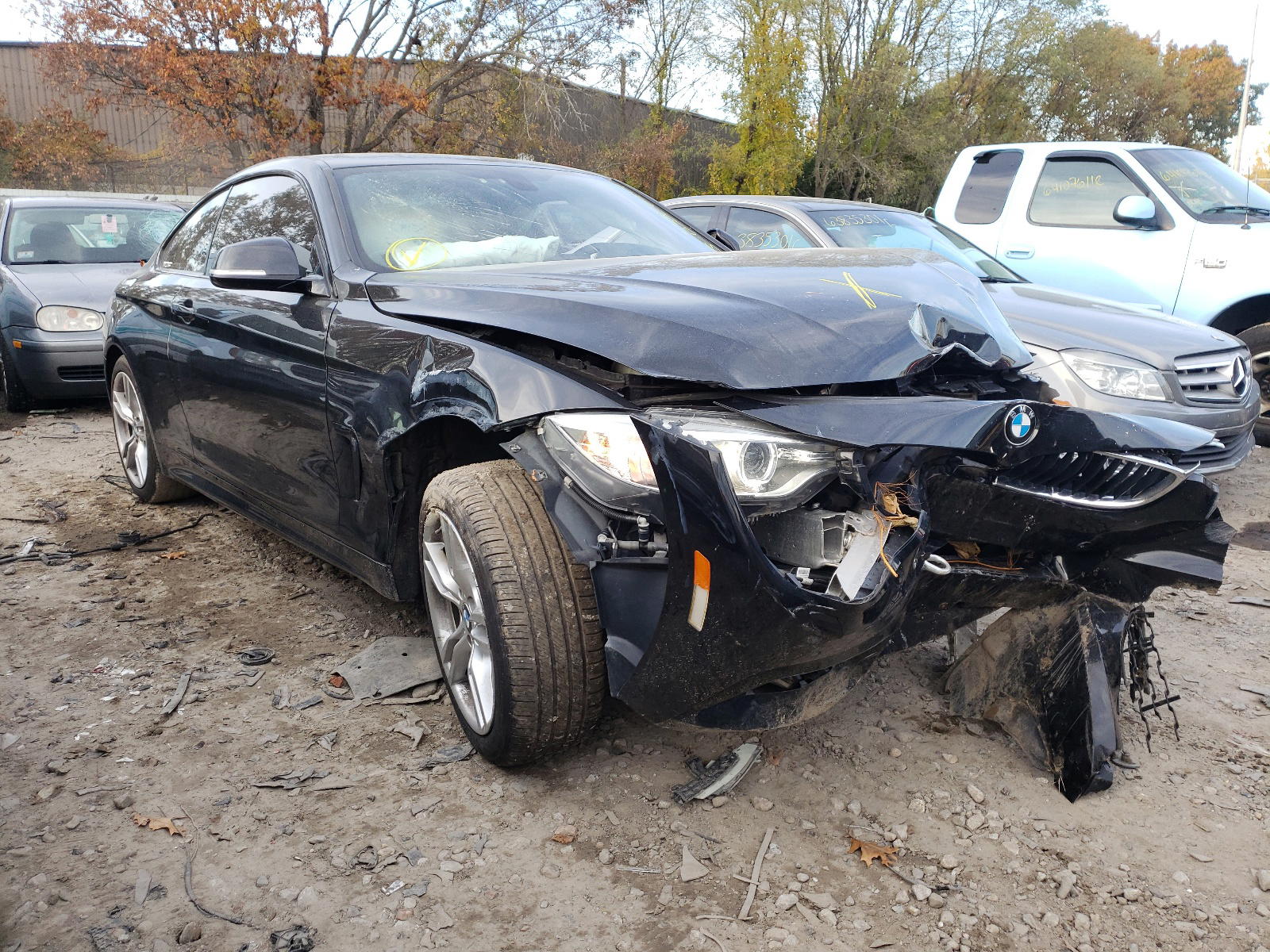 BMW 435 XI 2015 with VIN WBA3R5C50FK372875 - Photo from auction