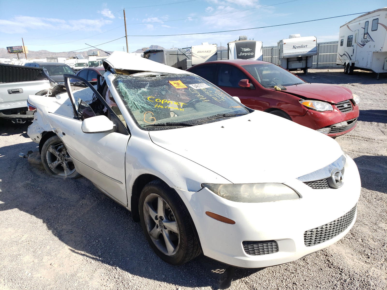 MAZDA 6 S 2006 with VIN 1YVHP80D465M64852 - Photo from auction